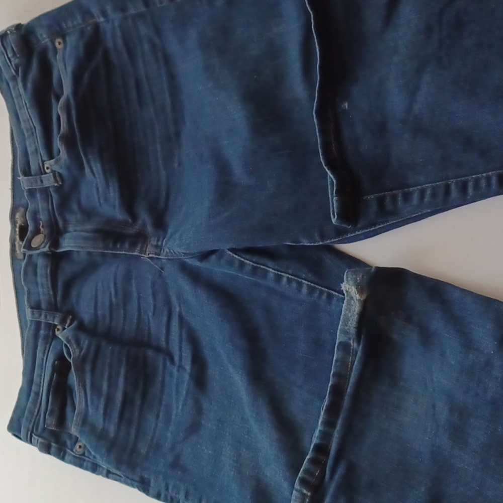Banana republic slim bootcut dark wash jeans 32/14 P short